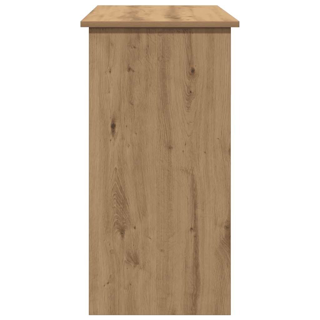 vidaXL Desk Artisan Oak 80x40x75 cm Engineered Wood 5