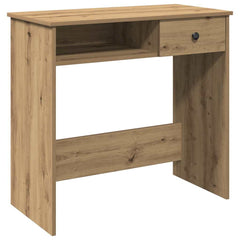 vidaXL Desk Artisan Oak 80x40x75 cm Engineered Wood 2