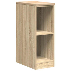 vidaXL Garage Storage Cabinet Sonoma Oak 30x51x85 cm Solid Wood Pine 2