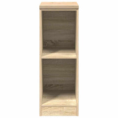 vidaXL Garage Storage Cabinet Sonoma Oak 30x51x85 cm Solid Wood Pine 5