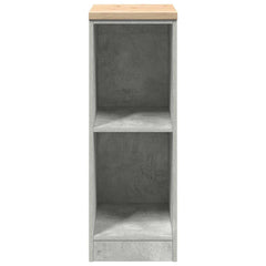 vidaXL Garage Storage Cabinet Concrete Grey 30x51x85 cm Solid Wood Pine 5