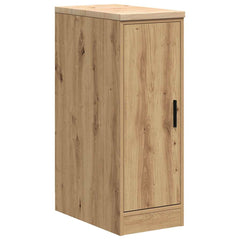 vidaXL Garage Storage Cabinet Artisan Oak 30x51x85 cm Solid Wood Pine 2
