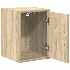 vidaXL Garage Wall Cabinets 2 pcs Sonoma Oak Engineered Wood 5