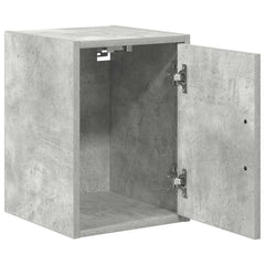 vidaXL Garage Wall Cabinets 2 pcs Concrete Grey Engineered Wood 5