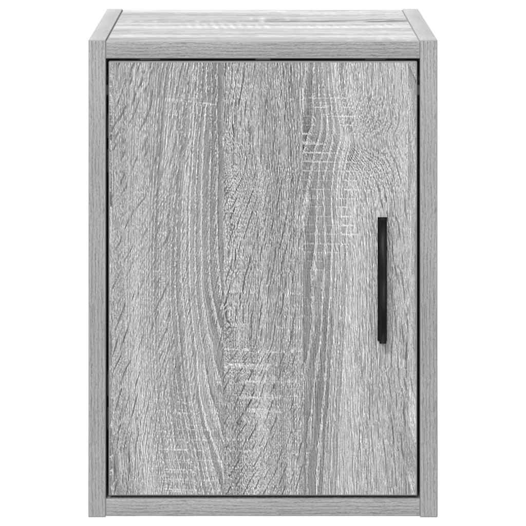 vidaXL Garage Wall Cabinets 2 pcs Grey Sonoma Engineered Wood 6