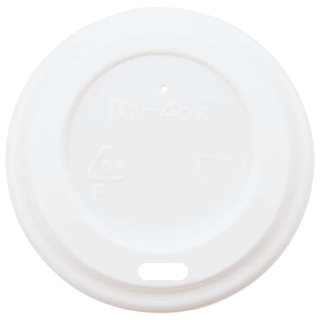 Paper Coffee Cups with Lids 1000 pcs 4oz 100 ml