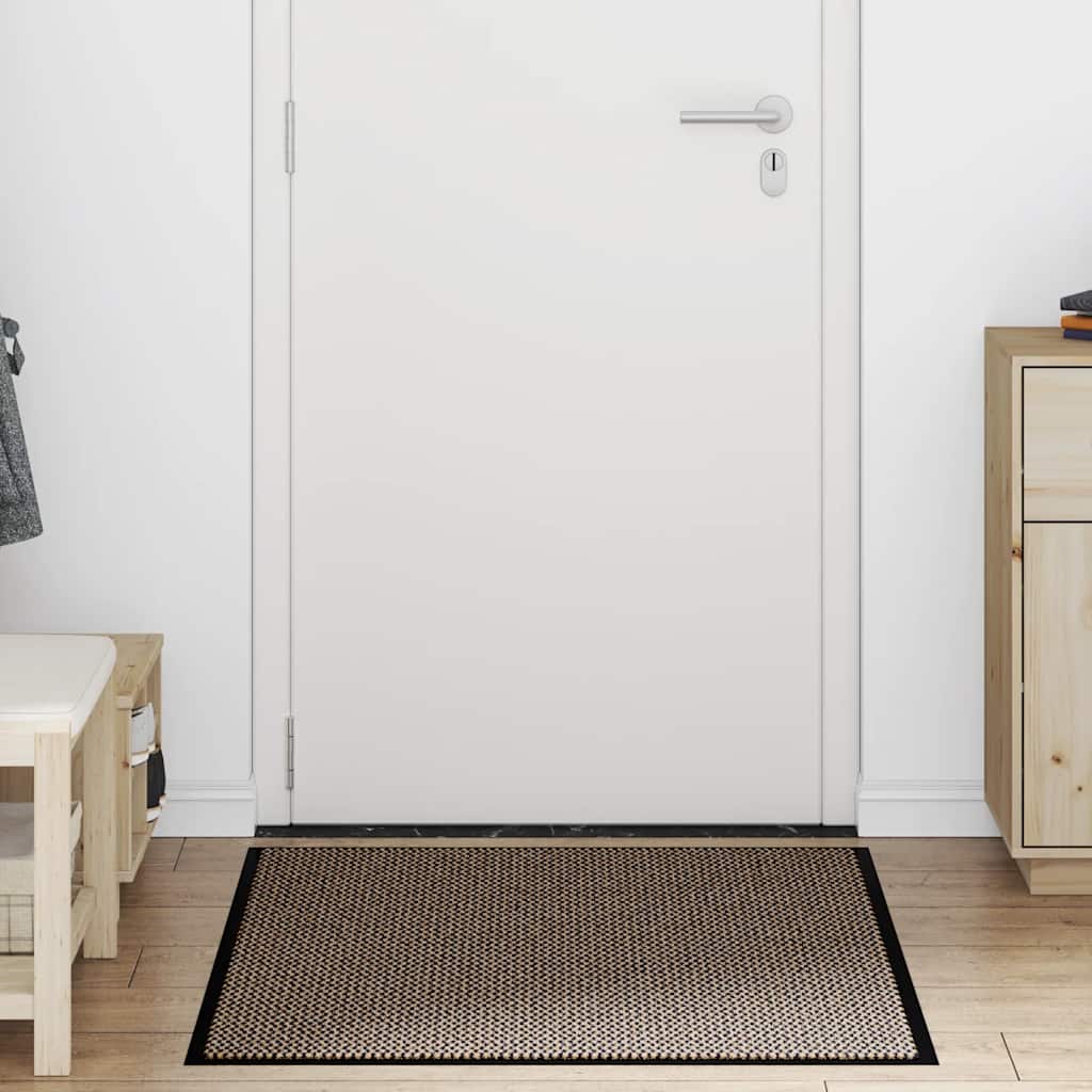 vidaXL Doormat Brown 90x150 cm 3