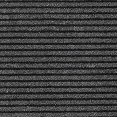 vidaXL Doormat Stripe Black and Grey 90x150 cm 6