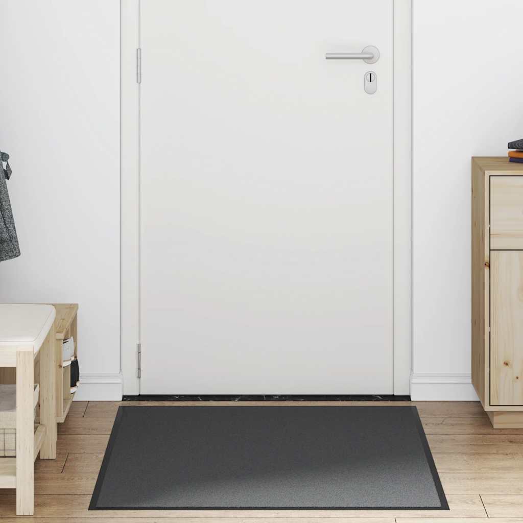 vidaXL Doormat Anthracite 90x150 cm 3