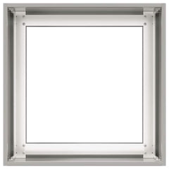 vidaXL Planter 40x40x40 cm Stainless Steel 5