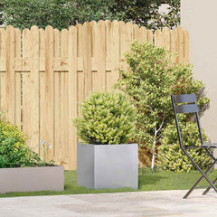 vidaXL Planter 40x40x40 cm Galvanised Steel 3