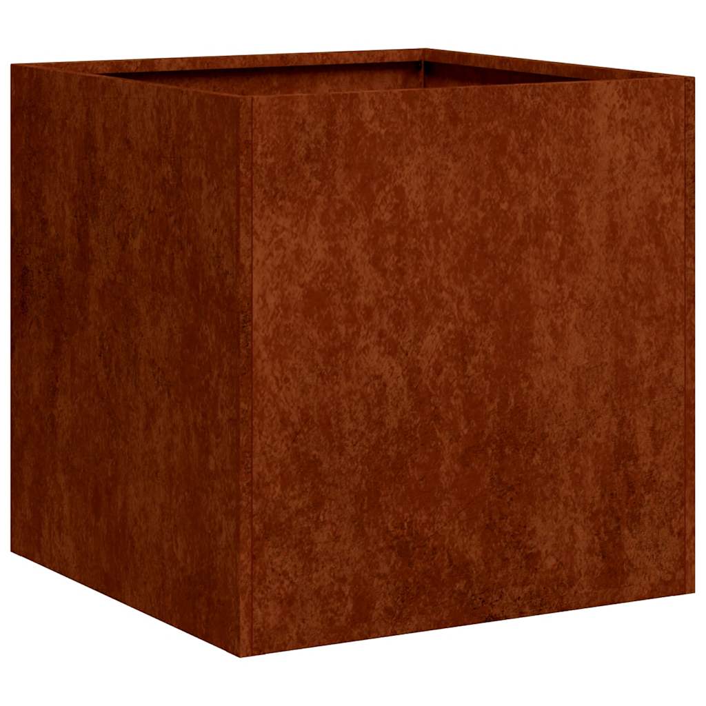 vidaXL Garden Planter Rusty 40 x 40 x 40 cm 2