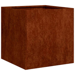 vidaXL Garden Planter Rusty 40 x 40 x 40 cm 2