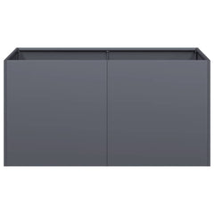 vidaXL Planter Anthracite 80x40x40 cm Cold-rolled Steel 4