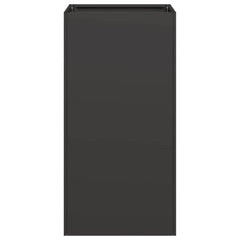 vidaXL Planter Black 40x40x80 cm Cold-rolled Steel 4