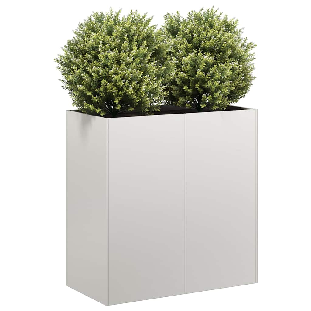 Planter 80x40x80 cm Cold-rolled Steel Stainless steel
