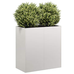 Planter 80x40x80 cm Cold-rolled Steel Stainless steel
