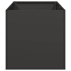 vidaXL Planter Black 40x80x40 cm Cold-rolled Steel 4