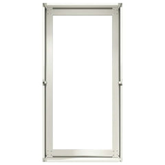 vidaXL Planter White 40x80x40 cm Cold-rolled Steel 5
