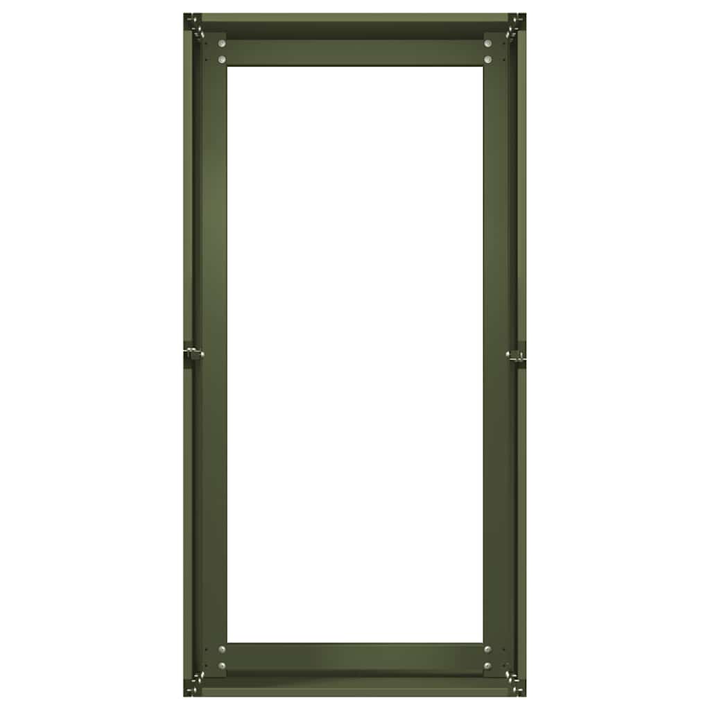 vidaXL Planter Olive Green 40x80x40 cm Cold-rolled Steel 5