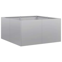 vidaXL Planter 80x80x40 cm Galvanised Steel 2