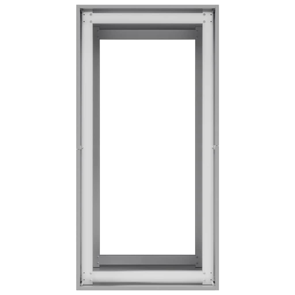 vidaXL Planter 40x80x80 cm Galvanised Steel 5