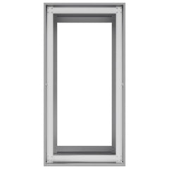 vidaXL Planter 40x80x80 cm Galvanised Steel 5