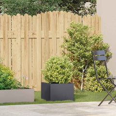 vidaXL Planter Anthracite 40x40x30 cm Steel 3