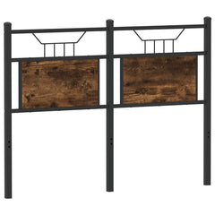 vidaXL Replace Headboard Smoked Oak 120 cm Engineered Wood and Steel 2