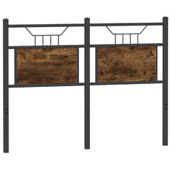 vidaXL Replace Headboard Smoked Oak 120 cm Engineered Wood and Steel 6