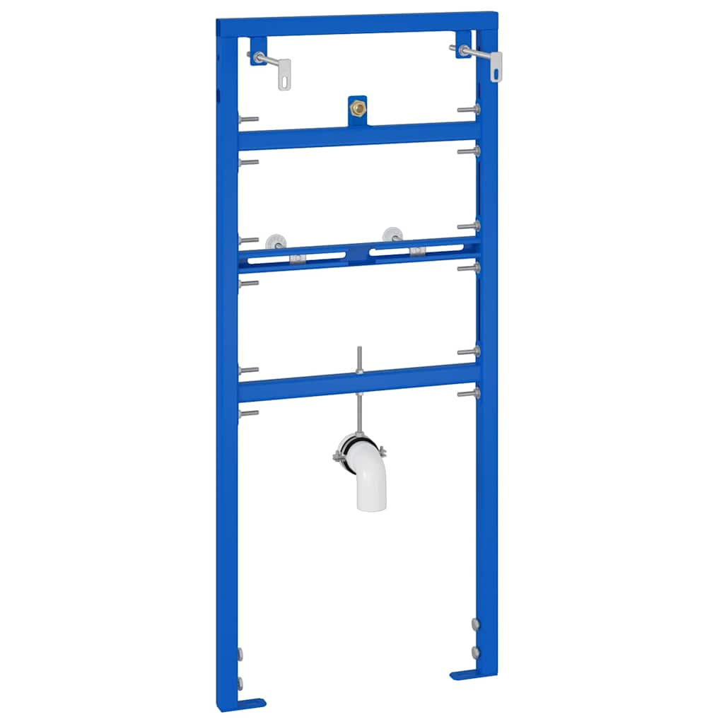 vidaXL Wall Support for Urinal System Manual Blue 50 x 3 x 112 cm 4