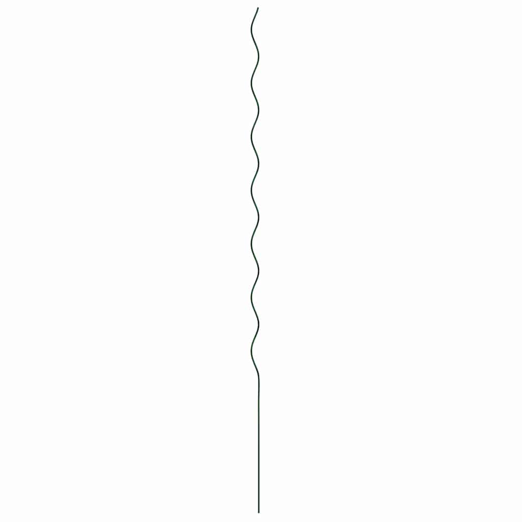 vidaXL Plant Support 5 pcs Green 170 x 0.6 x 0.6 cm Steel 2