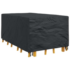 vidaXL Furniture Cover Plain Black 143 x 225 x 90 cm 600D 3