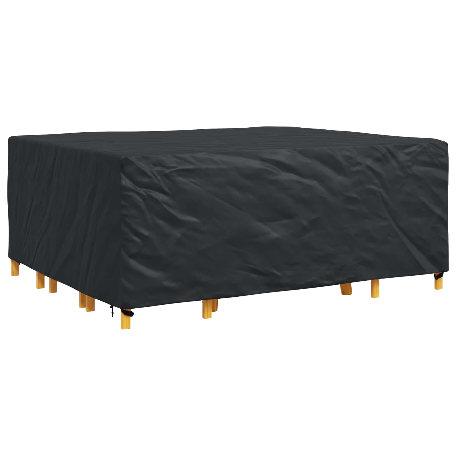 vidaXL Furniture Cover Plain Black 250 x 210 x 90 cm 420D 3