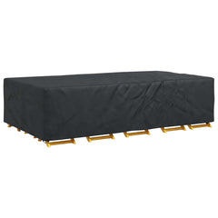 vidaXL Furniture Cover Plain Black 305 x 190 x 85 cm 420D 4