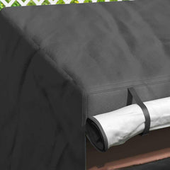 vidaXL Outdoor Swing Cover Black 135 x 100 x 165 cm 600D Oxford Fbric 5