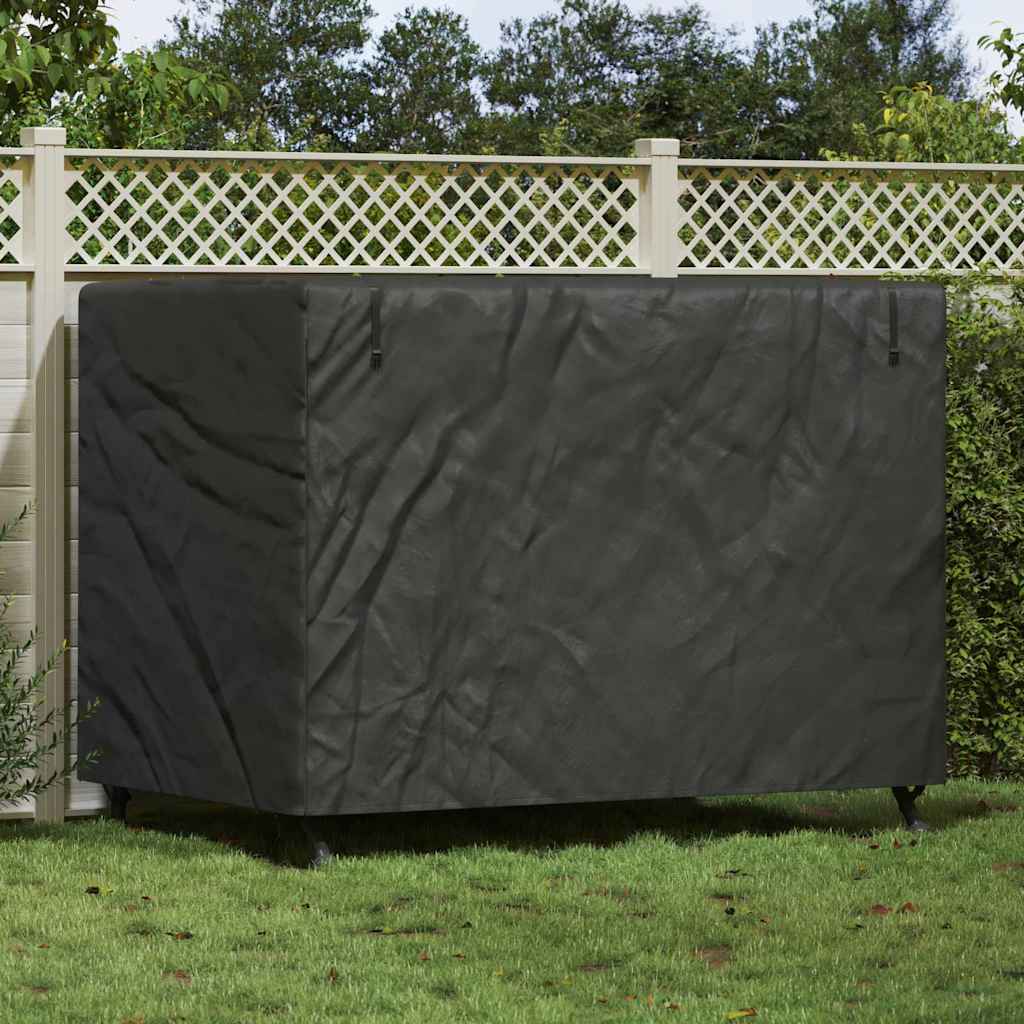 vidaXL Outdoor Swing Cover Black 220 x 150 x 150 cm 210D Oxford Fbric 4