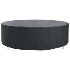 vidaXL Furniture Cover 320 x 320 x 85 cm 210D Oxford Fbric Round Black 6