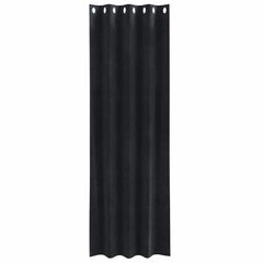 vidaXL Curtains 2 pcs Black 140 x 245 cm Velvet 4