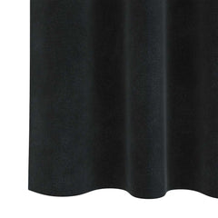vidaXL Curtains 2 pcs Black 140 x 140 cm Velvet 6