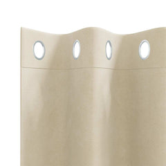 vidaXL Curtains 2 pcs Cream 140 x 225 cm Velvet 5