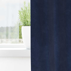 vidaXL Curtains 2 pcs Dark Blue 140 x 260 cm Velvet 3