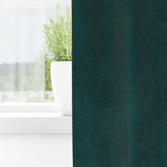 vidaXL Curtains 2 pcs Dark Green 140 x 260 cm Velvet 3