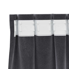 vidaXL Curtains 2 pcs Dark Grey 140 x 245 cm Velvet 5