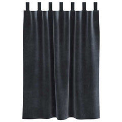 vidaXL Curtains 2 pcs Dark Grey 140 x 140 cm Velvet 4