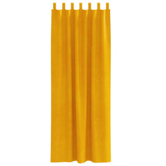 vidaXL Curtains 2 pcs Mustard Yellow 140 x 260 cm Velvet 4