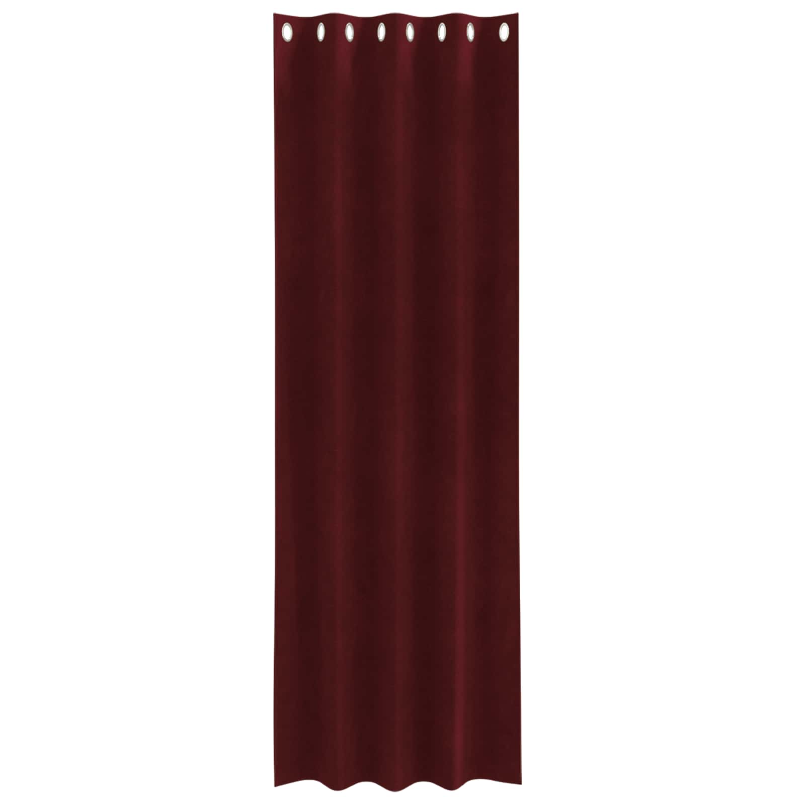 vidaXL Curtains 2 pcs Wine Red 140 x 225 cm Velvet 4