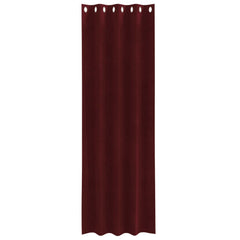 vidaXL Curtains 2 pcs Wine Red 140 x 225 cm Velvet 4