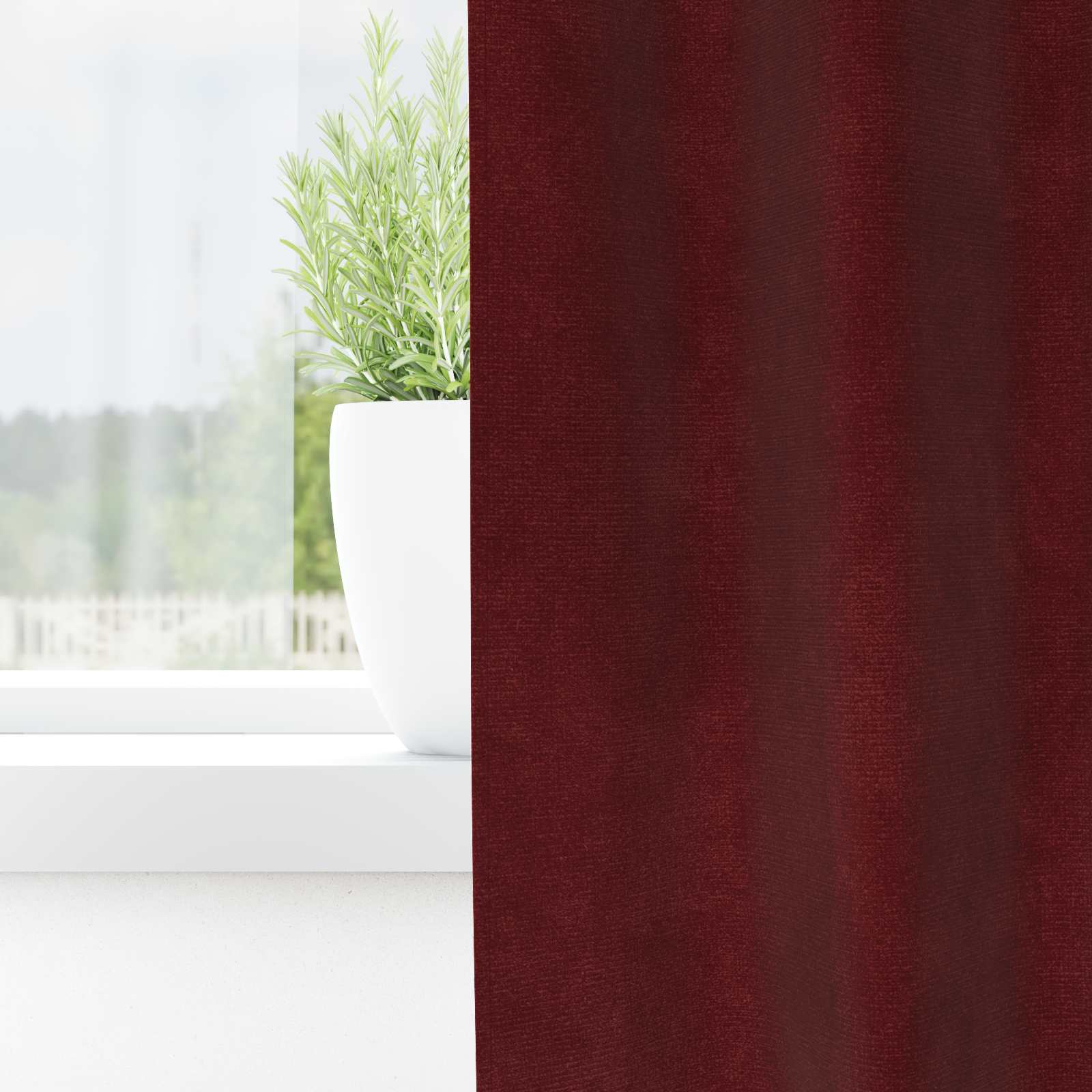 vidaXL Curtains 2 pcs Wine Red 140 x 245 cm Velvet 3