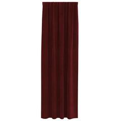 vidaXL Curtains 2 pcs Wine Red 140 x 225 cm Velvet 4